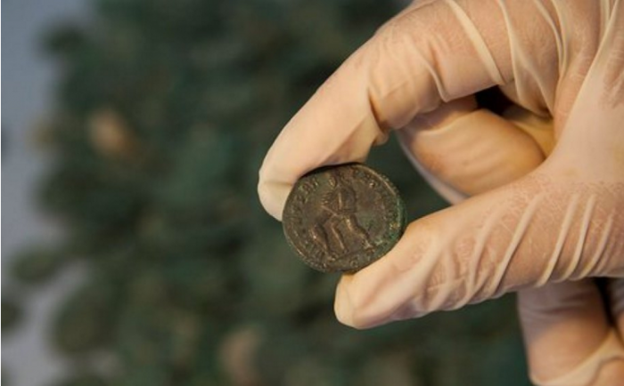 600 kilogram monedha romake zbulohen në një qytet të Spanjës (Foto)
