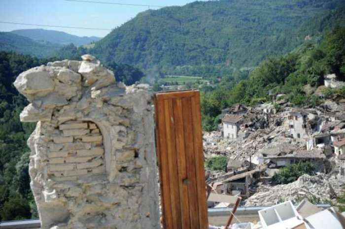 Fotoja e rrallë pas tërmetit në Italinë Qendrore 