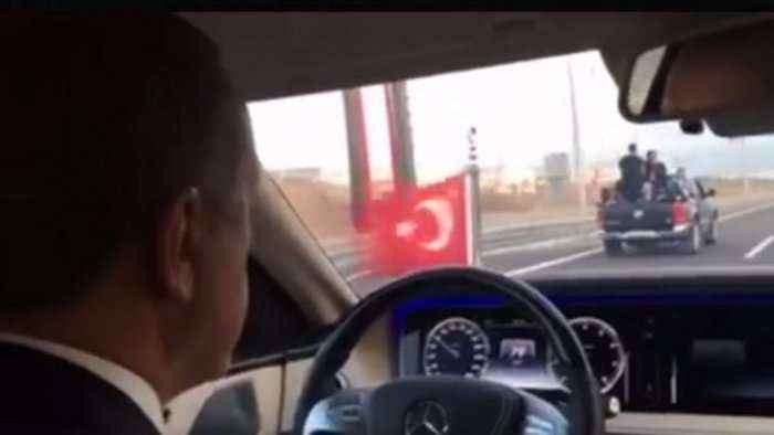 Erdogan është shofer, Edi Rama pasagjer i tij (Video)