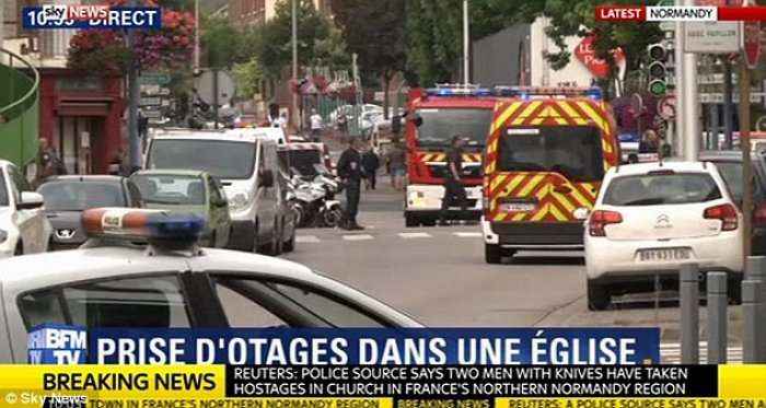 Pengmarrja në kishën e Francës, vriten dy personat e armatosur (Foto/Video)