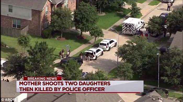 Nëna qëllon për vdekje 2 vajzat në mes të rrugës në Teksas, vritet nga policia
