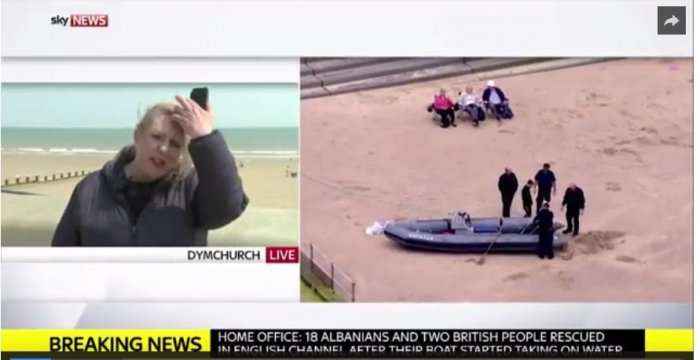 18 emigrantë shqiptarë rrezikojnë të mbyten në ujrat britanike(Video)