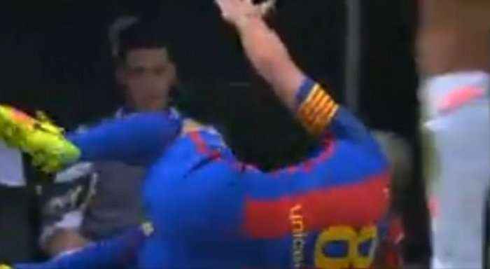 Andres Iniesta lëndohet rëndë (Video)