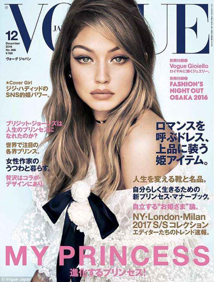 Gigi sensuale për Vogue (Foto)