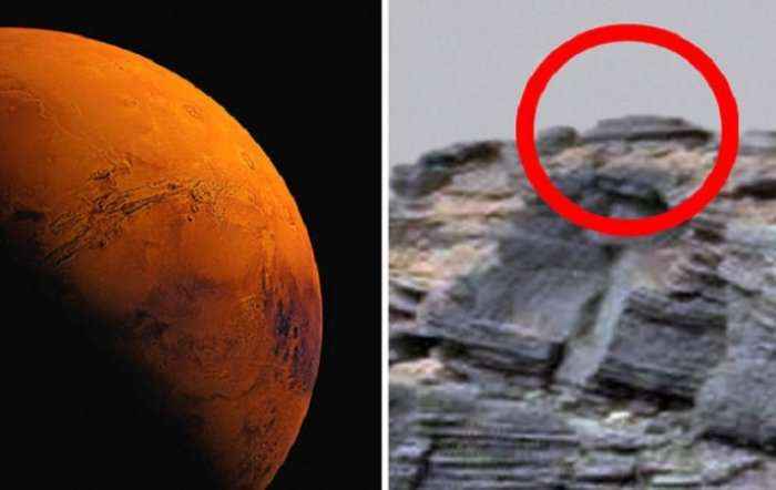 Një anije UFO-sh rrëzohet në Mars 