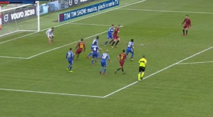 Gol në ndeshjen Roma – Saussolo