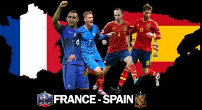 ​Formacionet zyrtare: Francë – Spanjë