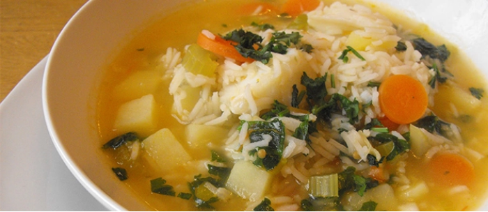 Receta e Cekes: Supë-krem me kokë peshku