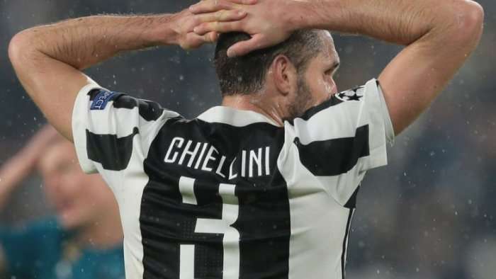 Chiellini pëson çarje muskulore, mungon ndaj Interit