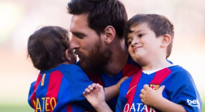 Lionel Messi tregon emrin e fëmijës së tretë