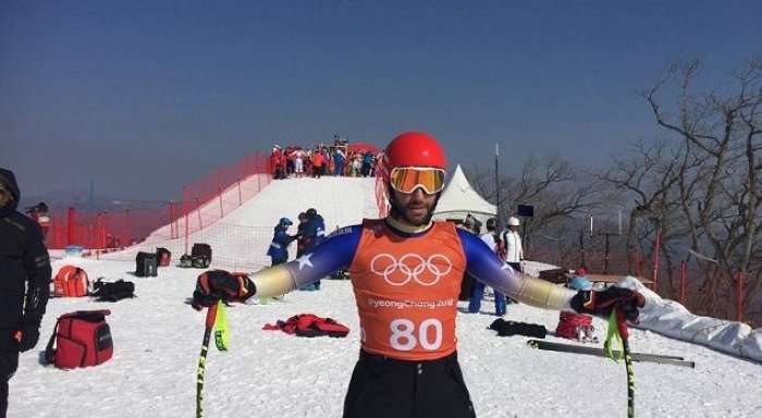 Tahiri e kryen stërvitjen e para zyrtare në Lojërat Olimpike Dimërore