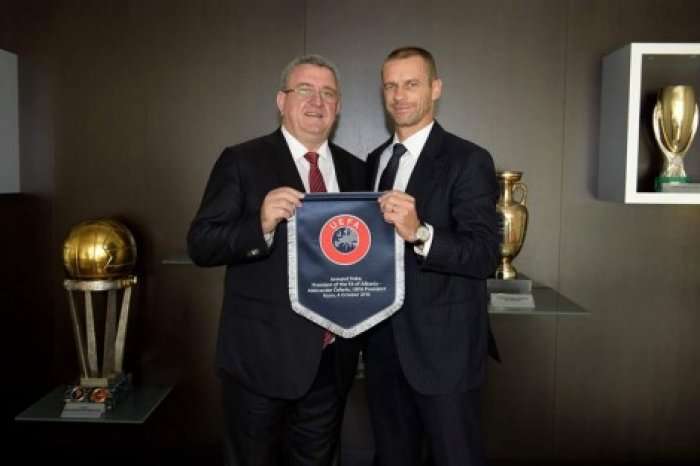 Presidenti i UEFA-s uron Dukën: Futbolli kalon në venat e tua, do të inagurojmë “Arenën Kombëtare”