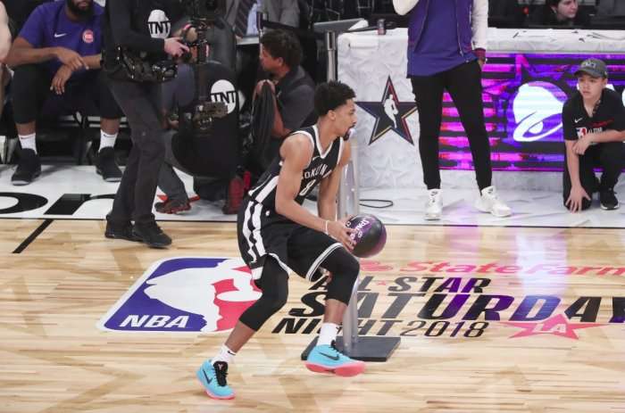 Dinwiddie triumfon në garën e shkathtësive në ‘NBA All Star’ (Video)