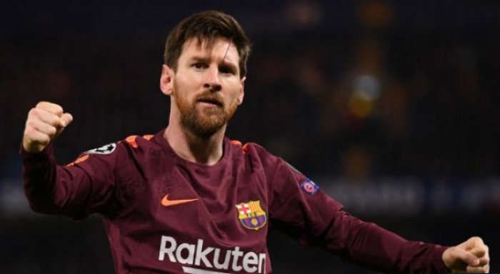 Messi shënon supergol nga gjuajta e lirë (Video)