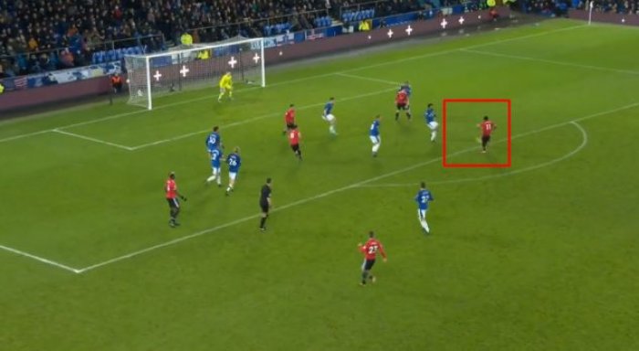 Martial shënon gol të bukur ndaj Everton (Video)