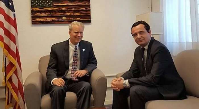 Dialogu me Serbinë, Kurti shkon te Ambasadori Delawie