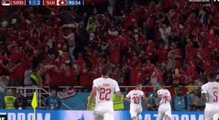 Momenti qesharak i tifozëve zviceran pasi shënon Shaqiri