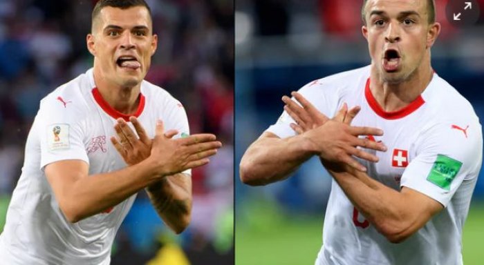 The Guardian: Festimi i Xhakës dhe Shaqirit me shqiponje sjellin politikën e Ballkanit në Kampionatin Botëror