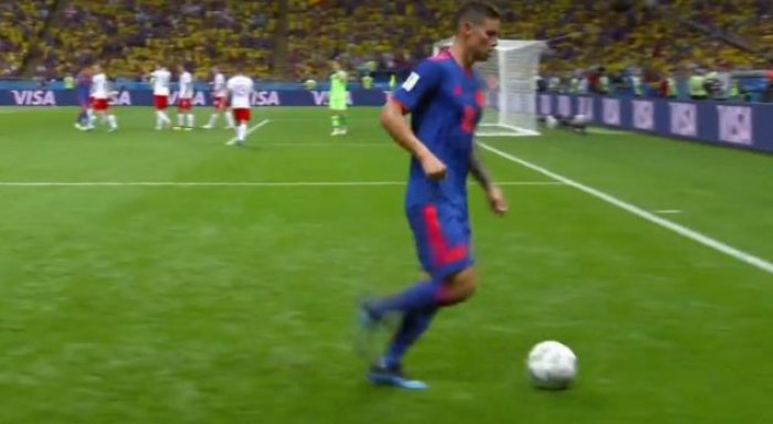 Mbrojtësi i Barcelonës shënon në ndeshjen Poloni – Kolumbi