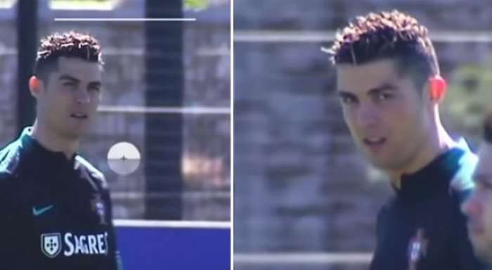 Diçka po ndodh me Cristiano Ronaldon, shikoni çfarë bëri...!(VIDEO)