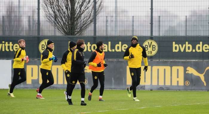 Usain Bolt nis stërvitjen me Borussia Dortmundin (Foto)