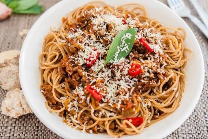 Reçeta e Cekës- Shpageta me mish të bluar