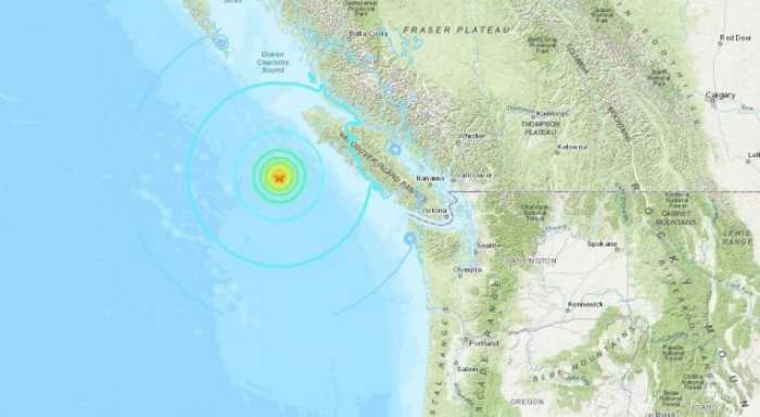 Tërmeti me magnitudë 6.6 goditi Kanadanë, s’ka alarm për Cunam