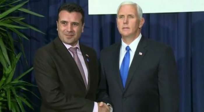 Zaev në Uashington në takim me nënkryetarin e SHBA-ve Mike Pence