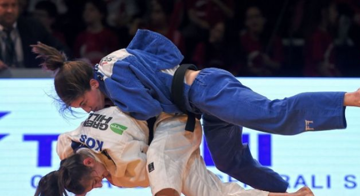Mposhtet Nora Gjakova, e humb mundësinë për medalje në Kampionatin Botëror të Xhudos