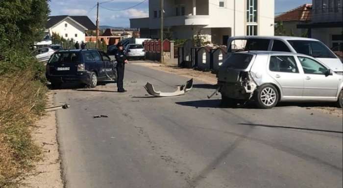 Aksident i rëndë në Istog, përplasen katër vetura