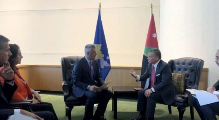 Thaçi i kërkon Jordanisë ndihmë për anëtarësimin e Kosovës në Interpol, lobim për njohje të reja
