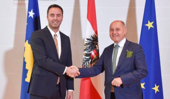Konjufca për vizitë zyrtare në Austri, takoi kryetarin e parlamentit