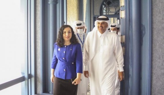 Osmani takohet me Kryeministrin e Katarit, Presidenca tregon se për çka folën