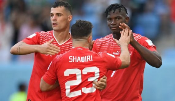 Zvicra me futbollistët shqiptarë e fillon për mrekulli Kupën e Botës, mposhtet  Kamerunin me asistimin e Xherdan Shaqirit