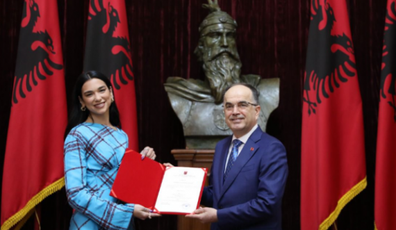 Dua Lipa bëhet edhe me nënshtetësi shqiptare