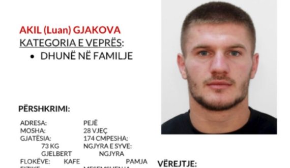 Policia e shpall në kërkim xhudistin Akil Gjakova pasi e denoncoi gruaja