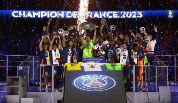 PSG-ja festoi dhe u bë ekipi më i trofeshëm në Ligue 1