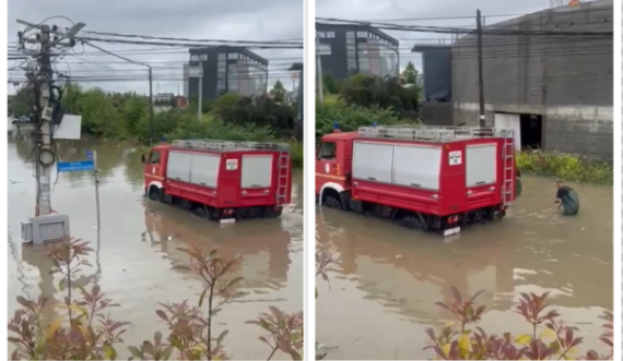 Dëme materiale pas shiut të rrëmbyeshëm në Prishtinë