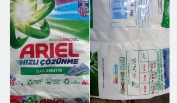 Dogana konfiskon 4 mijë copë “Ariel”, ishin të falsifikuara