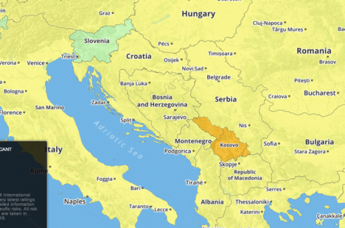  Harta e vendeve të rrezikshme, ja ku renditet Shqipëria