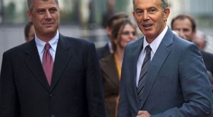 Tony Blair takohet privatisht me Thaçin, mohohet përfshirja në çështjen e Kosovës