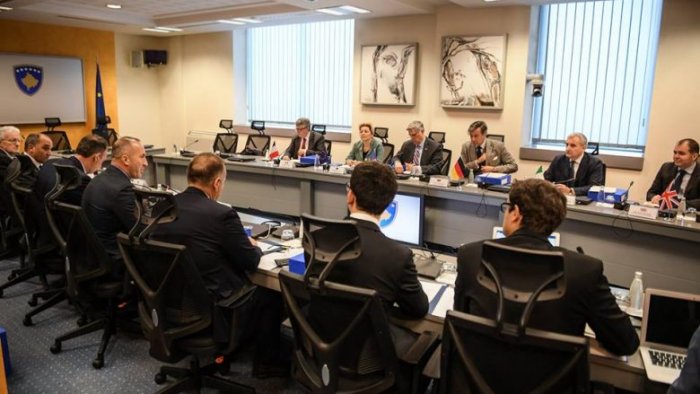 Haradinaj u prezanton ambasadorëve të Quintit draft-dokumentin e marrëveshjes gjithëpërfshirëse në mes Kosovës dhe Serbisë