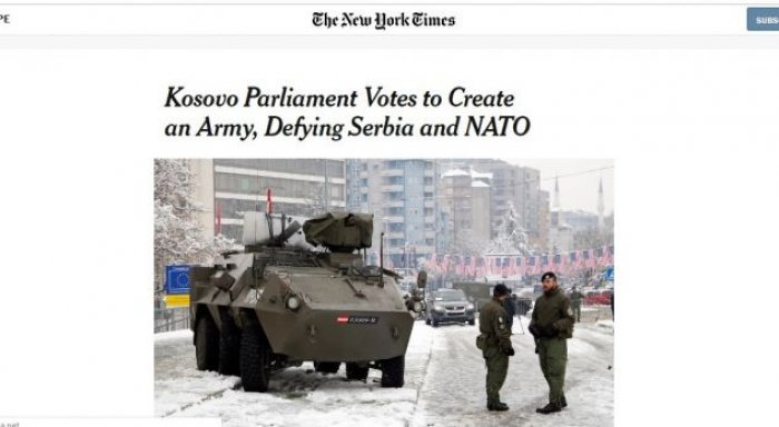 Prestigjiozja amerikane: Kosova voton formimin e Ushtrisë, sfidon Serbinë dhe NATO-n