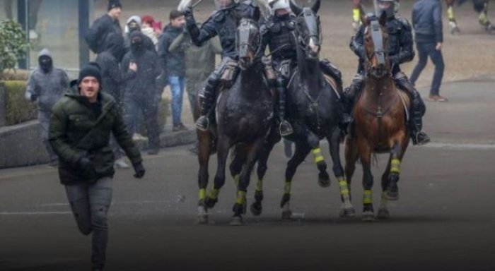 Përleshje mes protestuesve pro dhe kundër emigracionit në Bruksel