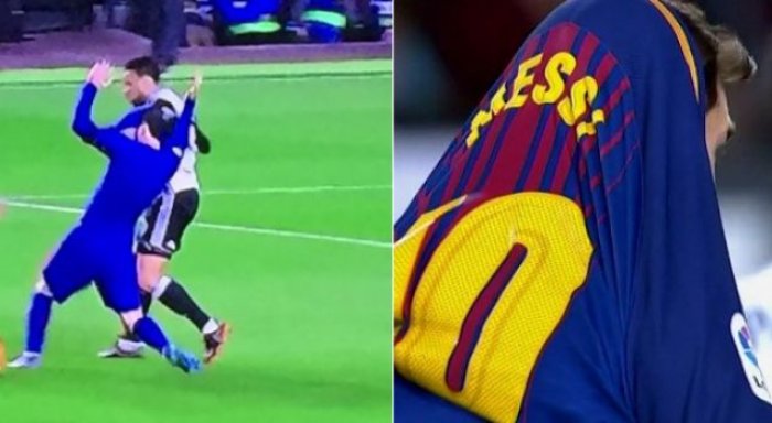 Messi po dhuron spektakël në “Mestalla”, ndalet vetëm nëse ia zhveshin fanellën