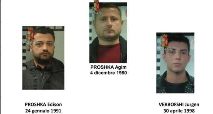 EMRAT/ Kapen 17 kg drogë në Itali, kush janë tre shqiptarët e arrestuar