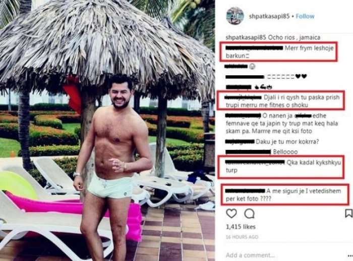 Shpat Kasapi turpërohet keq me gafën në Instagram, plas gallata në komente