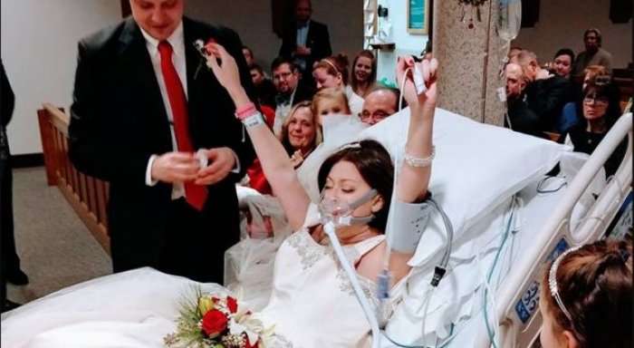Nusja me kancer u martua 18 orë para se të vdiste (FOTO)