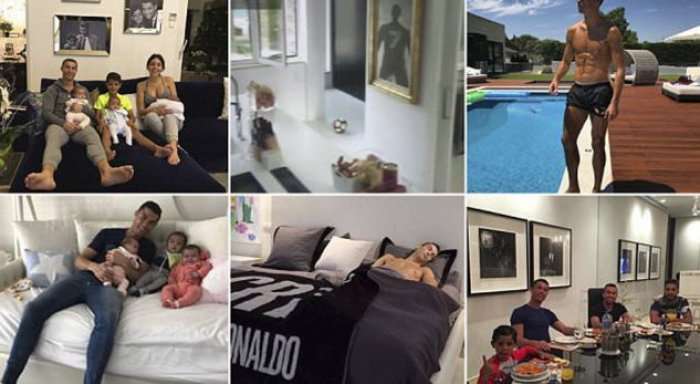 ​Brenda shtëpisë 6.5 milionë dollarëshe të Ronaldos, e mbushur me fotot e tij (Foto)
