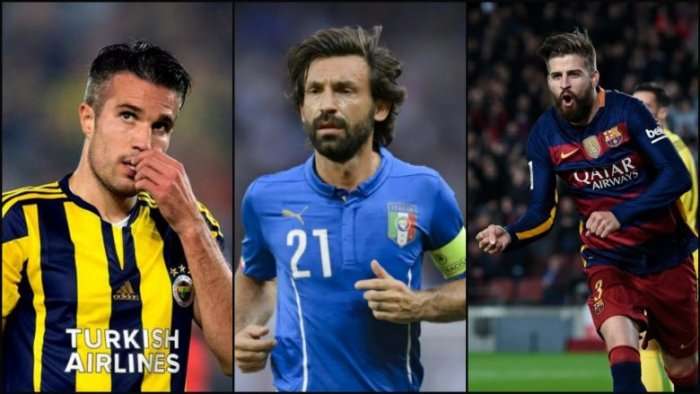 Dhjetë futbollistët që ishin të pasur para se të bëheshin futbollist – Pirlo, Pique, Van Perise e Kaka në krye të listës (Foto)